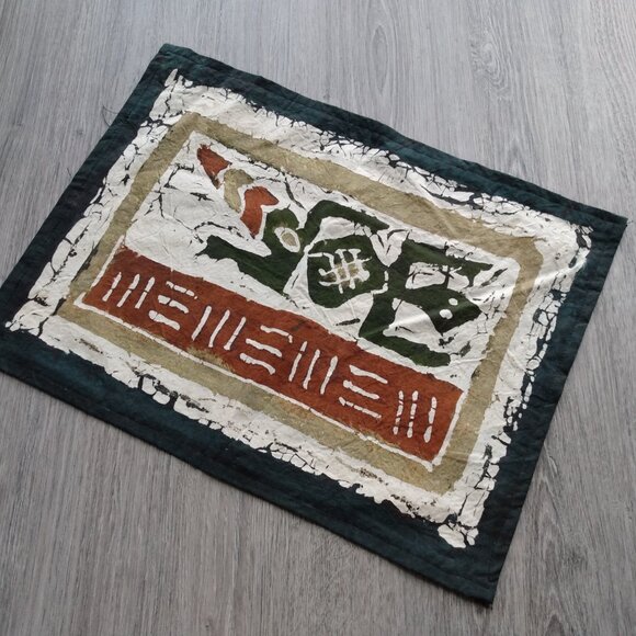 Vintage Lizard Placemat Boho Doily Table Mat Chameleon Gecko Ethnic Design - Picture 10 of 10